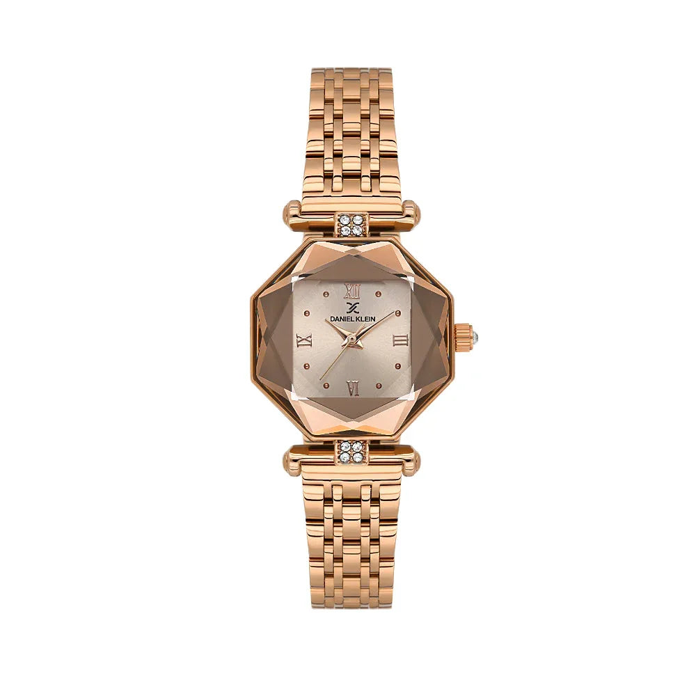 Daniel Klein Premium Rose Gold Stainless Steel Watch for Women DK.6.14131-4 - Daniel Klein Saudi Arabia