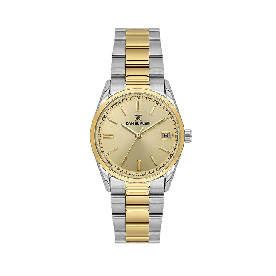 Daniel Klein Premium Silver and Gold Stainless Steel Watch for Women DK.6.14133-4 - Daniel Klein Saudi Arabia