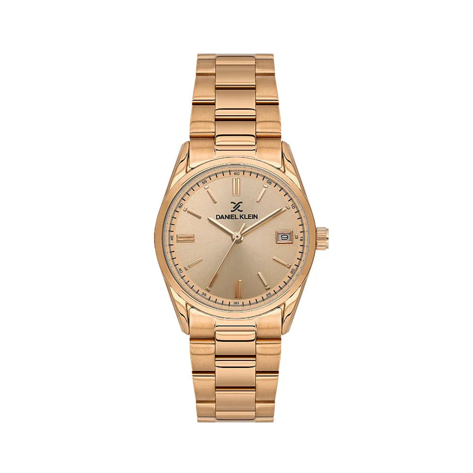 Daniel Klein Premium Rose Gold Stainless Steel Watch for Women DK.6.14133-5 - Daniel Klein Saudi Arabia