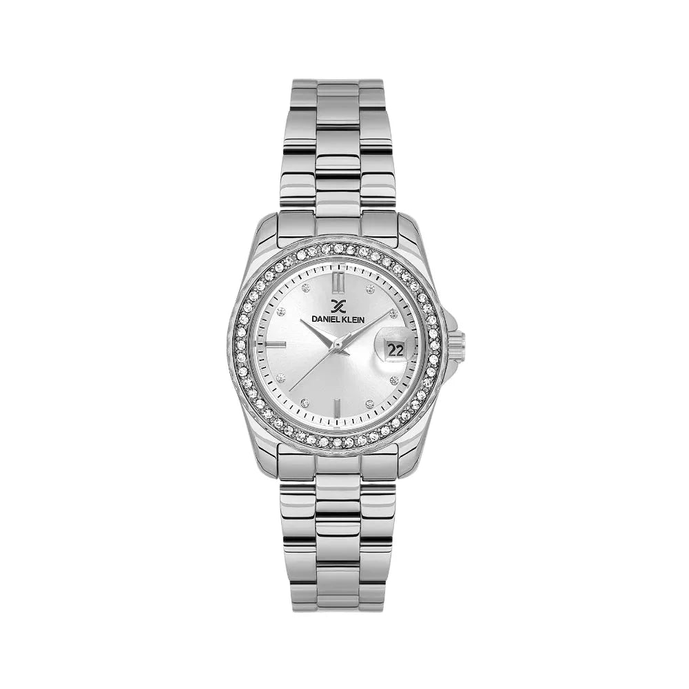 Daniel Klein Premium Silver Stainless Steel Watch for Women DK.6.14134-1 - Daniel Klein Saudi Arabia