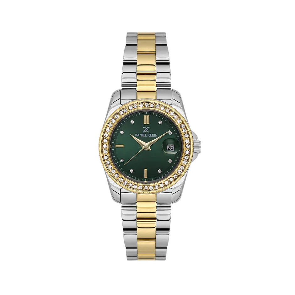 Daniel Klein Premium Silver and Gold Stainless Steel Watch for Women DK.6.14134-4 - Daniel Klein Saudi Arabia