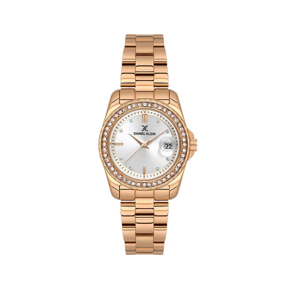 Daniel Klein Premium Rose Gold Stainless Steel Watch for Women DK.6.14134-5 - Daniel Klein Saudi Arabia
