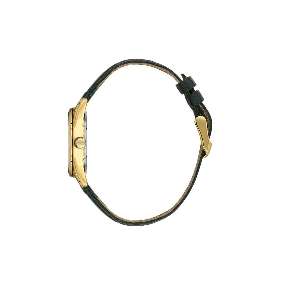 Daniel Klein Premium Dark Green Leather Watch for Women DK.6.14135-3 - Daniel Klein Saudi Arabia