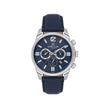 Daniel Klein Exclusive Dark Blue Leather Watch for Men DK.6.14231-3 - Daniel Klein Saudi Arabia