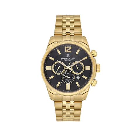 Daniel Klein Exclusive Gold Stainless Steel Watch for Men DK.6.14232-5 - Daniel Klein Saudi Arabia