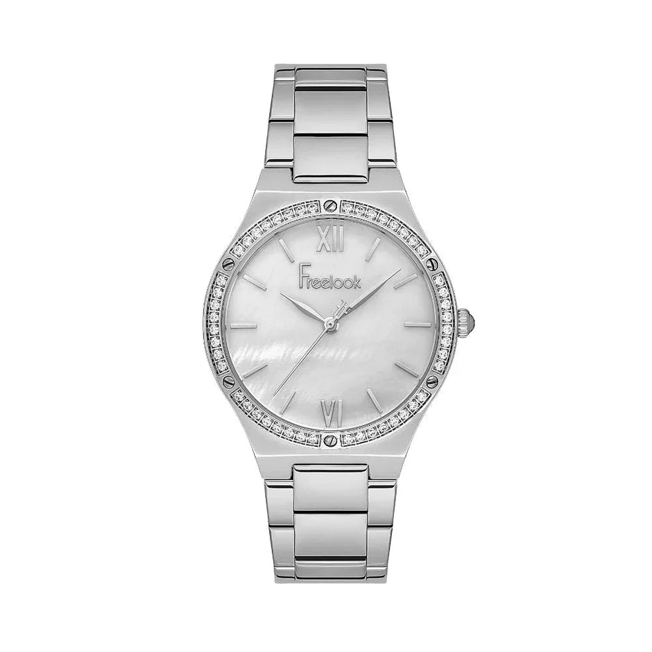 Freelook Lumiere Silver Stainless Steel Watch for Women FL.1.10407-1 - Daniel Klein Saudi Arabia