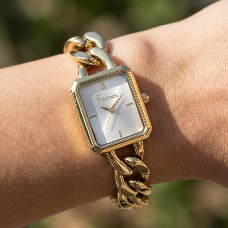 Freelook Charmant Gold Stainless Steel Watch for Women FL.1.10435-3