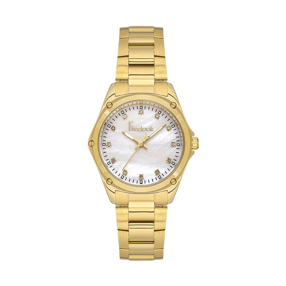Freelook Jolie Silver Stainless Steel Watch for Women FL.1.10437-2 - Daniel Klein Saudi Arabia