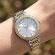 Freelook Charmant Silver and Gold Stainless Steel Watch for Women FL.1.10523-4