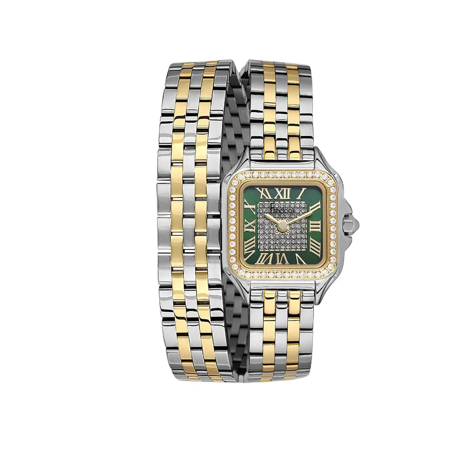 Freelook Lumiere Silver and Gold Stainless Steel Watch for Women FL.1.10524-5 - Daniel Klein Saudi Arabia
