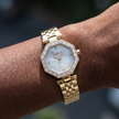 Freelook Lumiere Gold Stainless Steel Watch for Women FL.1.10529-2