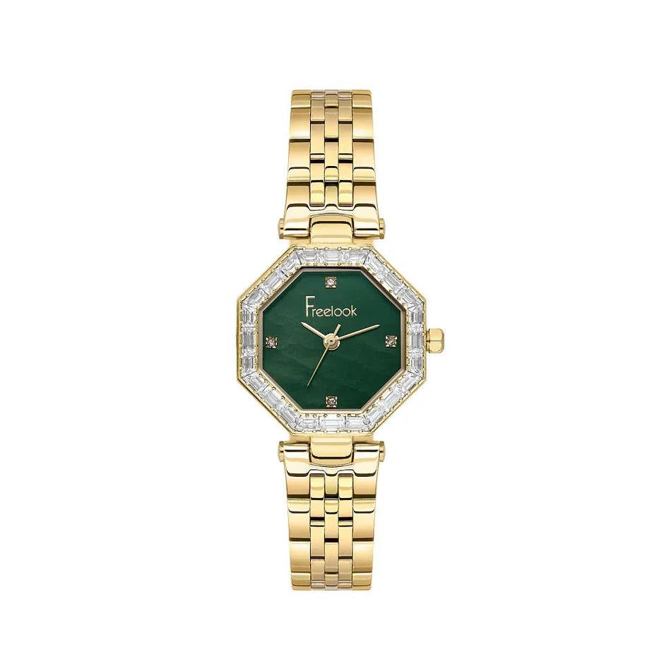 Freelook Lumiere Gold Stainless Steel Watch for Women FL.1.10529-3 - Daniel Klein Saudi Arabia
