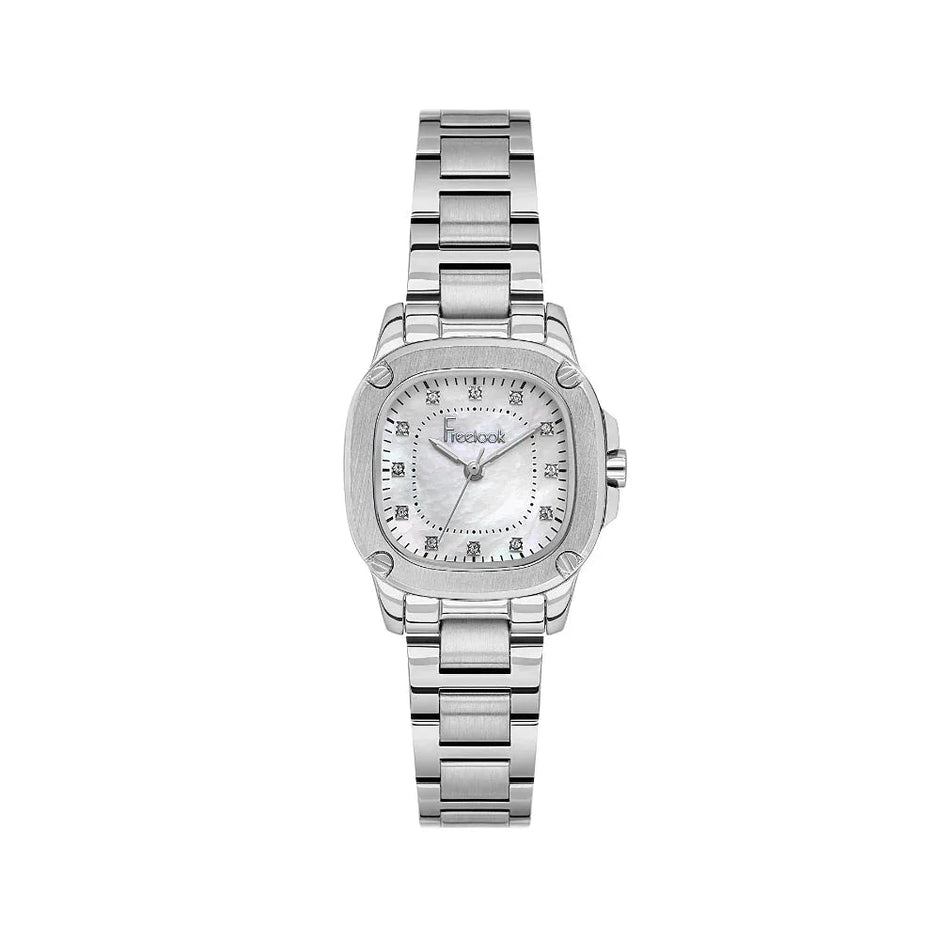 Freelook Jolie Silver Stainless Steel Watch for Women FL.1.10531-1 - Daniel Klein Saudi Arabia