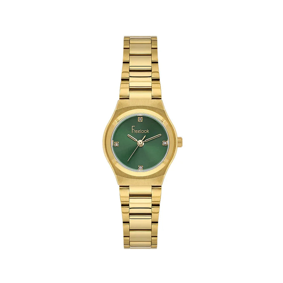 Freelook Jolie Gold Stainless Steel Watch for Women FL.1.10534-5 - Daniel Klein Saudi Arabia