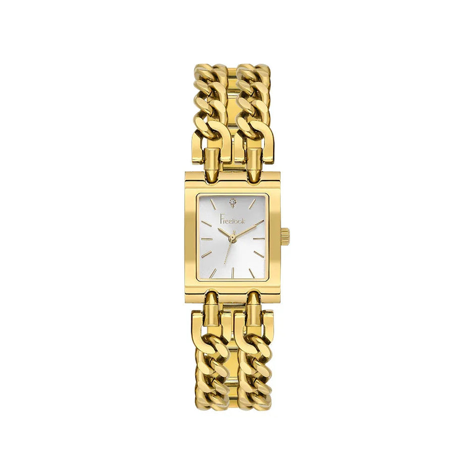 Freelook Jolie Gold Stainless Steel Watch for Women FL.1.10538-2 - Daniel Klein Saudi Arabia