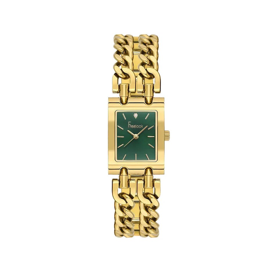 Freelook Jolie Gold Stainless Steel Watch for Women FL.1.10538-3 - Daniel Klein Saudi Arabia