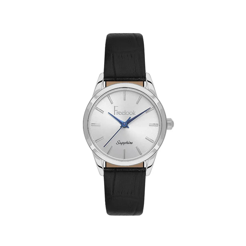 Freelook Naturelle Black Leather Watch for Women FL.1.10541-1 - Daniel Klein Saudi Arabia