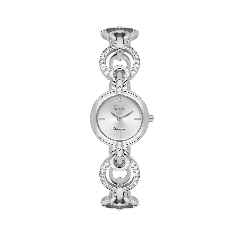 Freelook Lumiere Silver Stainless Steel Watch for Women FL.4.10020-2 - Daniel Klein Saudi Arabia