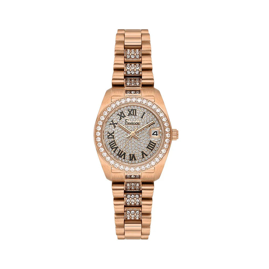 Freelook Charmant Rose Gold Stainless Steel Watch for Women FL.4.10023-4 - Daniel Klein Saudi Arabia