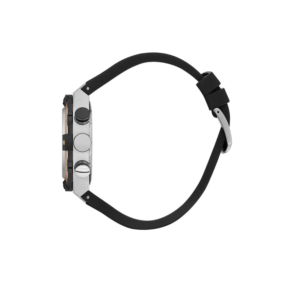 Santa Barbara Polo & Racquet Club Black Silicone Band Watch for Men SB.1.10510-10 - Daniel Klein Saudi Arabia