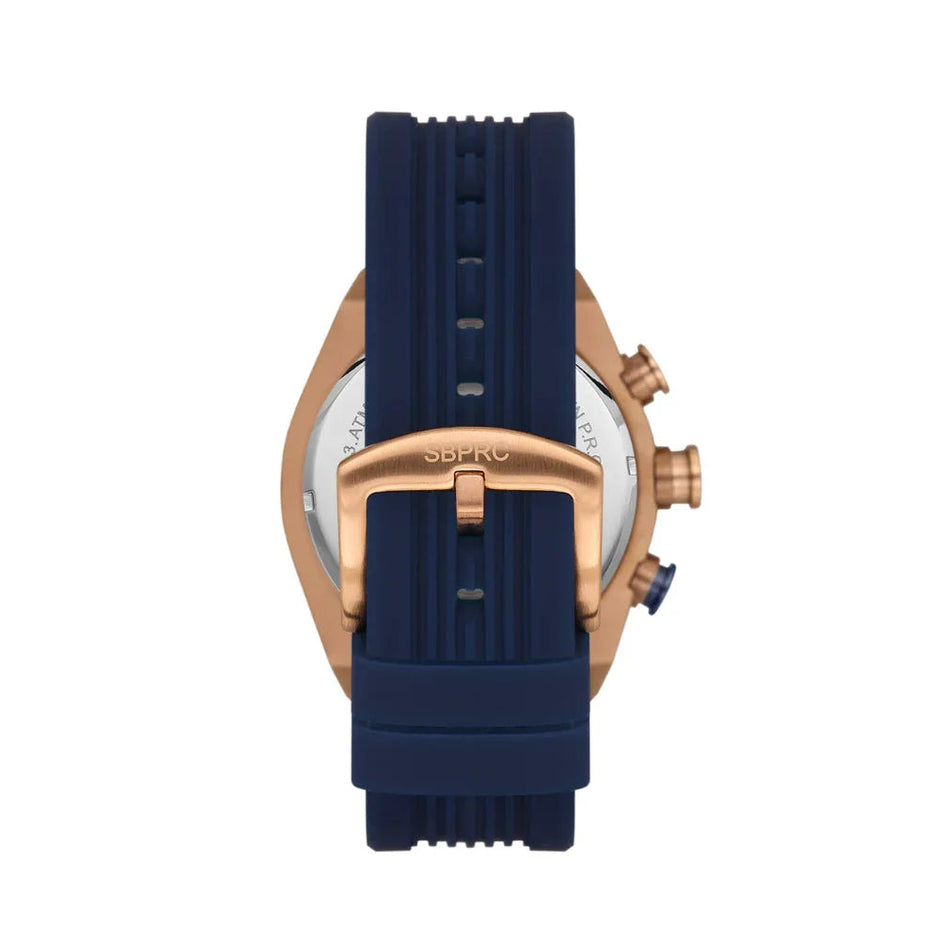 Santa Barbara Polo & Racquet Club Dark Blue Silicone Band Watch for Men SB.1.10510-8 - Daniel Klein Saudi Arabia