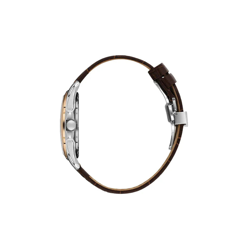 Santa Barbara Polo & Racquet Club Noble Dark Brown Leather Watch for Men SB.1.10535-3 - Daniel Klein Saudi Arabia
