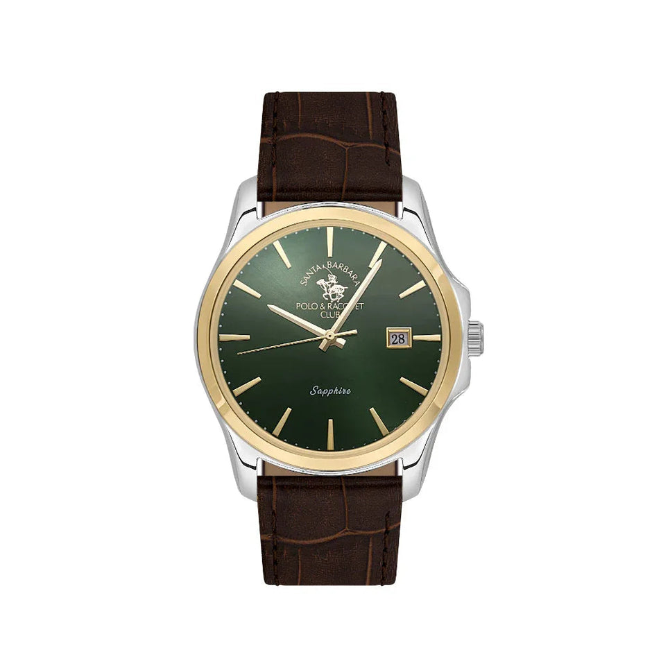 Santa Barbara Polo & Racquet Club Noble Dark Brown Stainless Steel Watch for Men SB.1.10535-5 - Daniel Klein Saudi Arabia