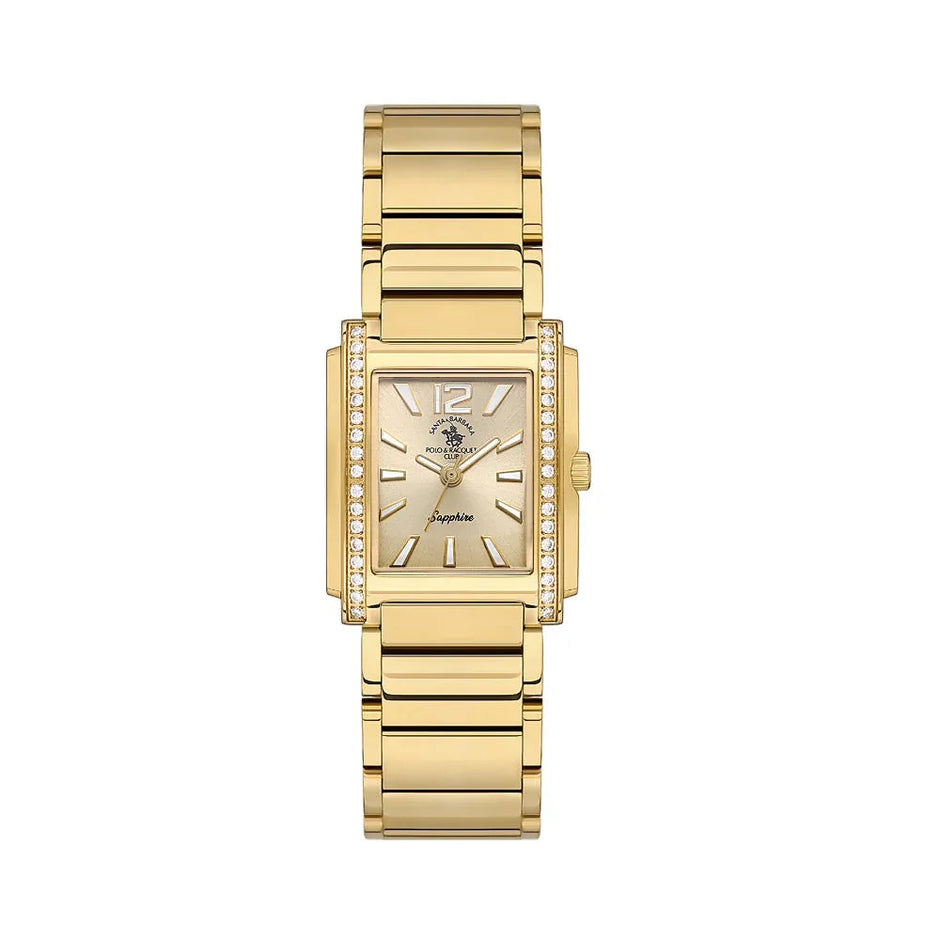 Santa Barbara Polo & Racquet Club Luxury Gold Stainless Steel Watch for Women SB.1.10547-4 - Daniel Klein Saudi Arabia