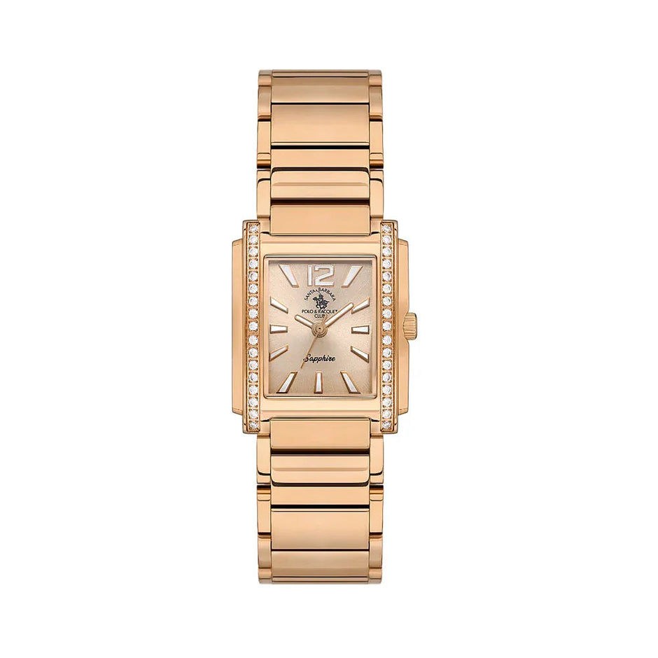 Santa Barbara Polo & Racquet Club Luxury Rose Gold Stainless Steel Watch for Women SB.1.10547-5 - Daniel Klein Saudi Arabia