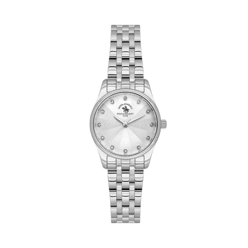 Santa Barbara Polo & Racquet Club Unique Silver Stainless Steel Watch for Women SB.1.10649-1 - Daniel Klein Saudi Arabia