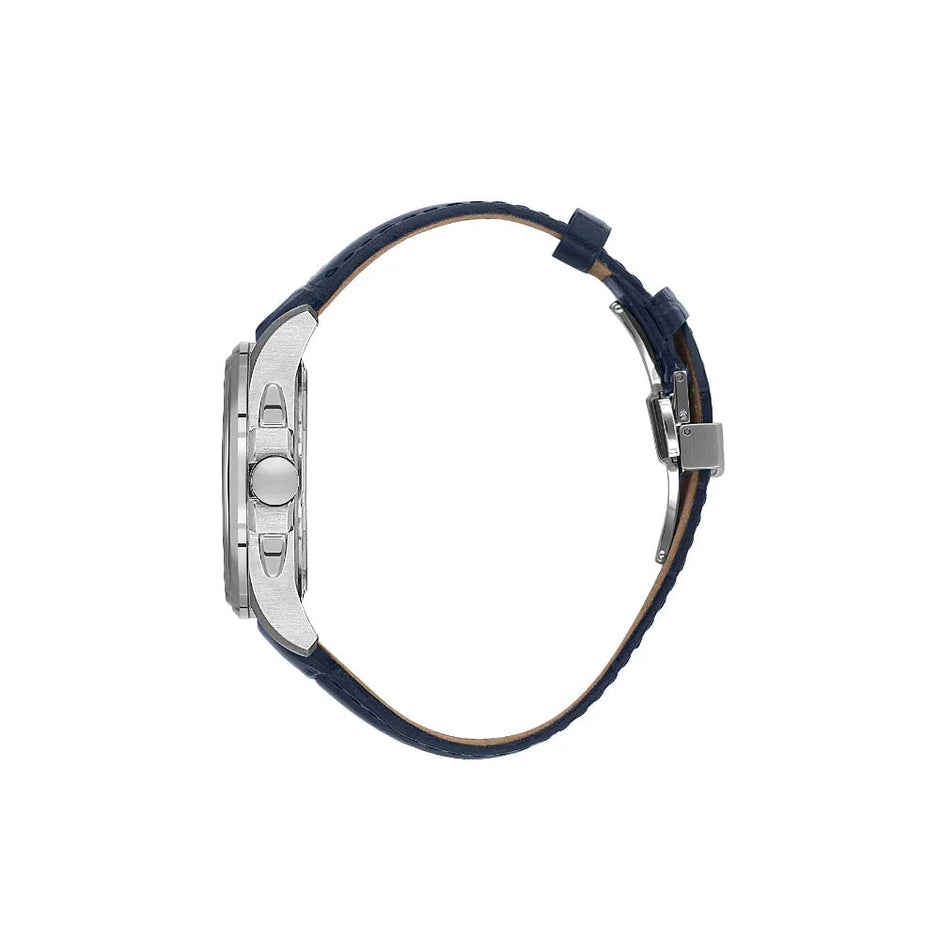Santa Barbara Polo & Racquet Club Legend Dark Blue Genuine Leather Watch for Men SB.1.10652-3 - Daniel Klein Saudi Arabia