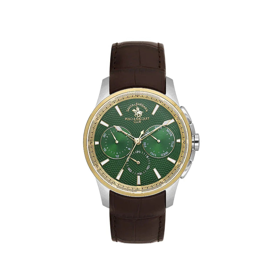 Santa Barbara Polo & Racquet Club Legend Brown Genuine Leather Watch for Men SB.1.10652-5 - Daniel Klein Saudi Arabia