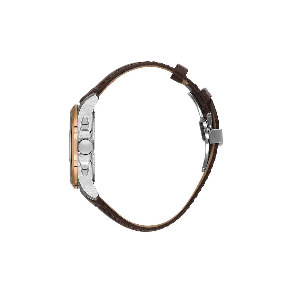 Santa Barbara Polo & Racquet Club Legend Dark Brown Genuine Leather Watch for Men SB.1.10652-7 - Daniel Klein Saudi Arabia
