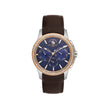 Santa Barbara Polo & Racquet Club Legend Dark Brown Genuine Leather Watch for Men SB.1.10652-7 - Daniel Klein Saudi Arabia