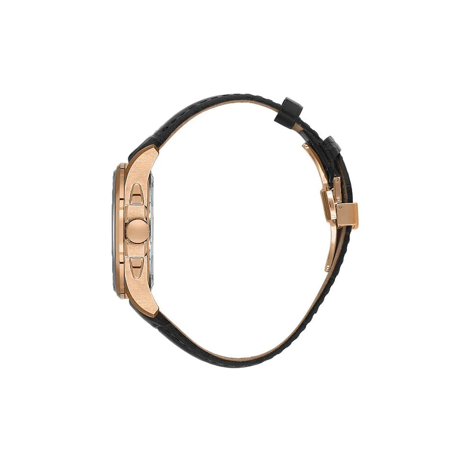 Santa Barbara Polo & Racquet Club Legend Black Genuine Leather Watch for Men SB.1.10652-8 - Daniel Klein Saudi Arabia