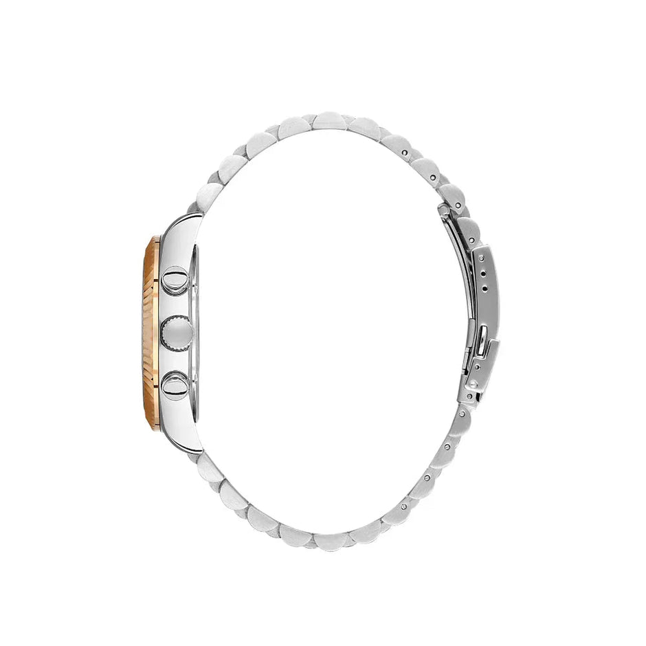 Santa Barbara Polo & Racquet Club Legend Silver and Rose Gold Stainless Steel Watch for Men SB.1.10653-6 - Daniel Klein Saudi Arabia