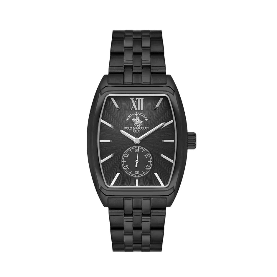 Santa Barbara Polo & Racquet Club Noble Black Stainless Steel Watch for Men SB.1.10661-5 - Daniel Klein Saudi Arabia