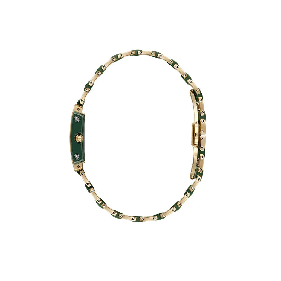 Santa Barbara Polo & Racquet Club Noble Gold and Green Steel and Ceramic Watch for Women SB.4.10030-3 - Daniel Klein Saudi Arabia