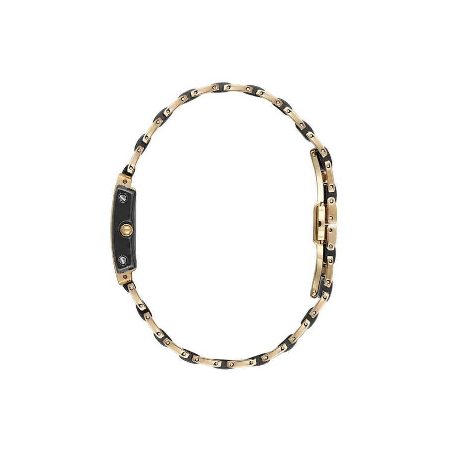 Santa Barbara Polo & Racquet Club Noble Gold and Black Steel and Ceramic Watch for Women SB.4.10030-4 - Daniel Klein Saudi Arabia