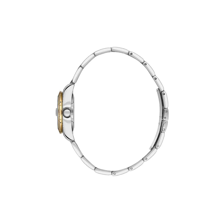 Santa Barbara Polo & Racquet Club Unique Silver and Gold Stainless Steel Watch for Women SB.4.10035-4 - Daniel Klein Saudi Arabia