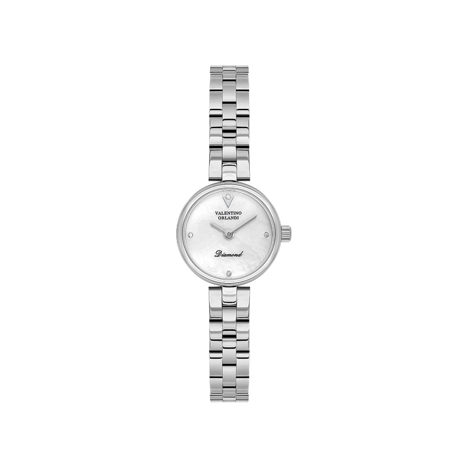 Valentino Orlandi Silver Stainless Steel Watch for Women VO.1.10022-1