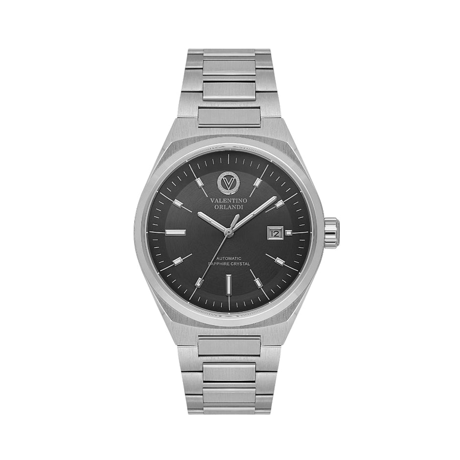Valentino Orlandi Silver Stainless Steel Watch for Men VO.1.10024-2
