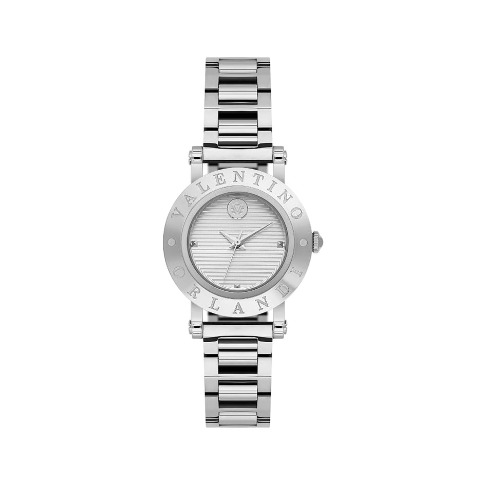 Valentino Orlandi Silver Stainless Steel Watch for Women VO.1.10031-1