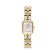 Valentino Orlandi Gold and White Steel Leather Watch for Women VO.4.10007-2
