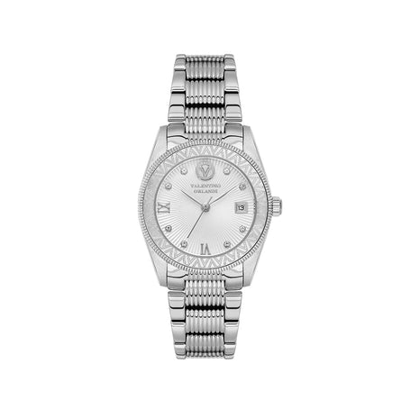 Valentino Orlandi Silver Stainless Steel Watch for Women VO.4.10008-1