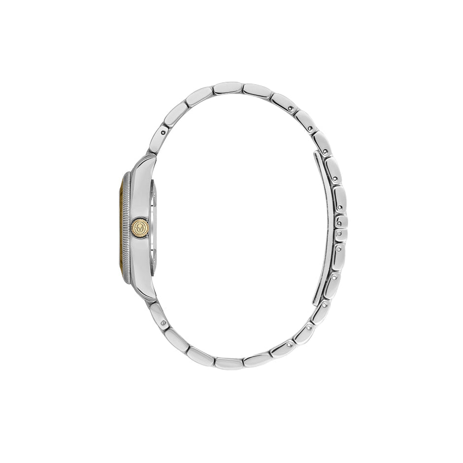 Valentino Orlandi Silver and Gold Stainless Steel Watch for Women VO.4.10008-3