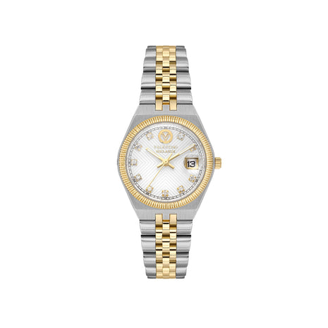 Valentino Orlandi Silver and Gold Stainless Steel Watch for Women VO.4.10010-3